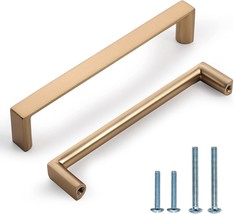 20 Pack 5 Inch(128mm) Cabinet Pulls Square Champagne Bronze Kitchen Cabi... - $54.44
