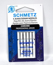 Schmetz Chrome Denim Needle 5 ct, Size 100/16 - $6.95