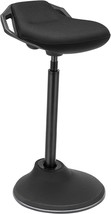 SONGMICS Standing Desk Chair, Adjustable Ergonomic Standing, Black UOSC02BK - £156.34 GBP