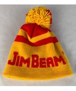 Vintage Jim Beam Bourbon Whiskey Pom Beanie Winter Knit Stocking Cap 80s... - £23.58 GBP