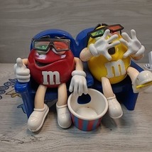 M&amp;M&#39;s At the Movies 3D Candy Dispenser Toy Yellow Red Vintage 1996 - £7.70 GBP