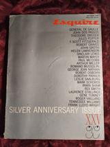 Esquire October 1958 Frank Lloyd Wright Charles De Gaulle Erskine Caldwell - £20.26 GBP