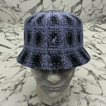 Men&#39;s Kangol Lavender | Black Grunge Plaid Bin Bucket Hat NWT - $98.00