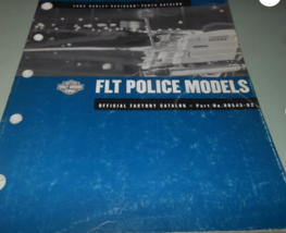 2002 Harley Davidson FLT Police Models Parts Catalog Manual 99545-02 - $369.57 MXN