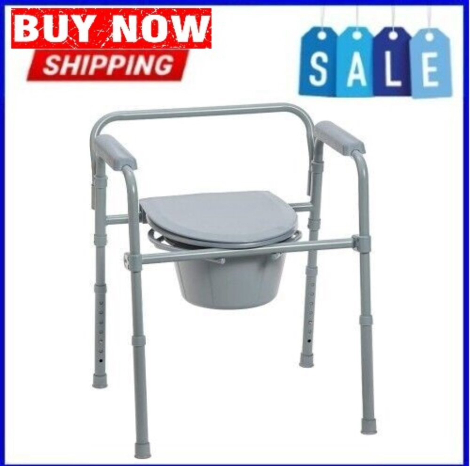 DRIVE MEDICAL Bedside COMMODE CHAIR Portable SHOWER CHAIR ????BUY NOW!?? - $49.00
