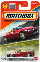 Matchbox Lexus LC 500 Diecast Car, 2021 Model, 1:64 Scale, Red, 44/125 - $7.61