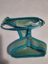 Mesh Cat Harness Adjustable For Cats Blue/Green XS-S Neck 8-12&quot;, Chest 1... - £7.87 GBP