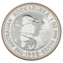 1993 Australia Silver 1oz Kookaburra (BU Condition) KM# 209 - £65.28 GBP