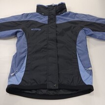 Columbia XL7596  Women's M Black/Blue Interchange Full Zip Hidden Hoodie Jacket image 14