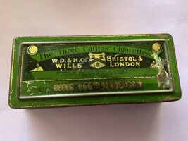 The Three Cafties Cigarette Tin. - $7.92