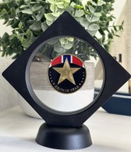Us Military Challenge Coin &quot;Bronze Star&quot; Usmc Usn Army Usaf Uscg With 3D Case - £16.34 GBP