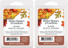 Better Homes and Gardens Scented Wax Cubes 2.5oz 2-Pack (Warm Rustic Woods) - £9.64 GBP