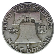 Us Half Dollar Franklin 1952 Year Silver Plated Copy Commemorative Coin - £6.31 GBP