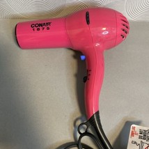 conair 1875 hair dryer Hot Pink Tested Works - $11.20