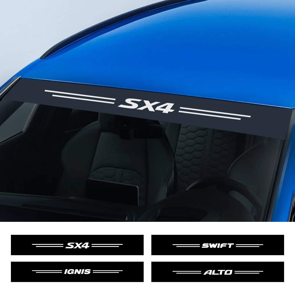 Car Windshield Stickers For Suzuki Swift ALTO SX4 Jimny Samurai Baleno Grand - £10.75 GBP+