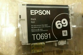 Black Genuine Epson 69 Printer ink Cartridge T069120 for Stylus Workforc... - £16.30 GBP