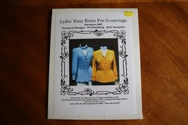 Lydia&#39; Easy Knits for G-Carriage Sweaters 8&amp;9 2 Patterns on 3.5&quot; Disk 94... - $352.64 MXN