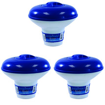 Swimming Pool Floating Chlorine Dispenser 1 Or 3&quot; Tablets (3 Pack) - £48.75 GBP