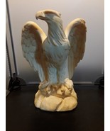 Vintage Italian E&amp;R Golden Crown Carved Alabaster Eagle by A Giannelli - $49.99