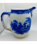 Watteau Dalton Flow Blue Milk or Cider Pitcher Made in England - £27.63 GBP