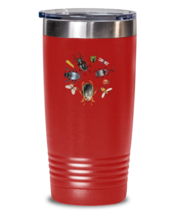 20 oz Tumbler Stainless Steel Insulated Funny Bugs Insects Beetles Bug Catcher  - £25.91 GBP