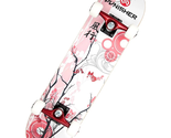 Complete Skateboard for Beginners 31 Inch Maple Double Kick Deck Cherry ... - $97.29