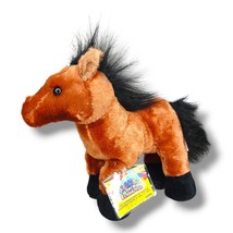 Ganz Webkinz Brown Arabian Plush Horse Toy HM101 With Code Tag - £12.81 GBP