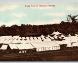 Military Camp Life Of National Guard Camp Tents UNP DB Postcard H15 - £7.75 GBP