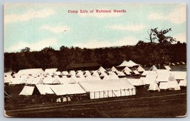 Military Camp Life Of National Guard Camp Tents UNP DB Postcard H15 - £7.72 GBP
