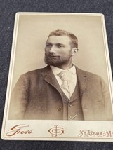 Cabinet Card Photo Dr John Engelbrecht St Louis Mo 1890’s - £27.37 GBP