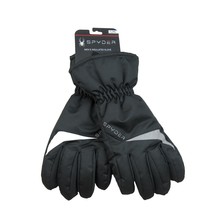 Spyder Insulated Ski Winter Snow Black Grey Gloves Mens Size Large / XL ... - £35.27 GBP