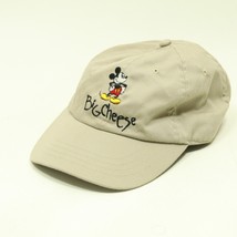 Mickey Mouse Big Cheese Tan Walt Disney World Baseball Cap Hat Adjustable - £6.97 GBP