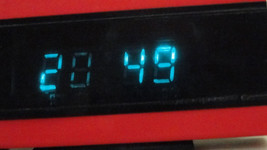 Rare Vintage Soviet Ussr Vfd Nixie Tube Clock Elektronika 6.15 Red Color - $39.59