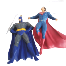 Hallmark Christmas Ornaments DC Super Heroes Superman &amp; Batman - £7.93 GBP