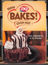 Dairy Queen Promotional Window Decal Hot Desserts Bakes dq2 - £64.87 GBP