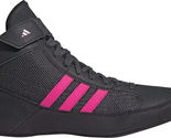 Adidas HVC 2 Adult Wrestling Shoes Men Size 10.5  #HP6870 Black/Charcoal... - $54.44