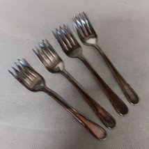 International Silver Argyle 1938 Salad Forks 4 Silverplate 6&quot; - $12.95