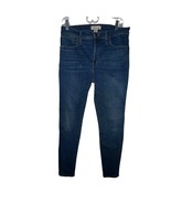 MADEWELL Women&#39;s Blue 9” Mid-Rise Skinny Jeans Size 30 Style AF683 Dark ... - $30.98 CAD