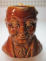 Sylvac Pottery England Mr. Pickwick Toby Character Jug #1452 Brown Glaze - £15.14 GBP