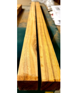 TWO POOL CUE BLANK KILN S4S EXOTIC CANARYWOOD LUMBER WOOD 36&quot; X 1.5&quot; X 1... - $67.17 CAD
