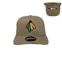 Indian Feather Bundle Trucker Hat in Khaki - $25.00