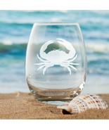 Coastal Crab Etched Glasses - Wine, Champagne, Pint Glasses, Shot Glass - €21,52 EUR+