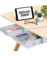 2 Pack Under Desk Drawer Organizer, Slide Out Storage for Pens, Cables &amp;... - $458.27 MXN