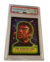 Star Trek Trading Card Sticker 1976 Topps PSA 7 Evil Klingon Kang #20 wa... - $494.95