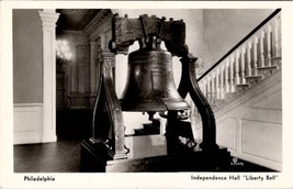 Philadelphia PA Independence Hall Liberty Bell RPPC Museum Postcard F27 - £3.91 GBP