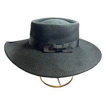 Nine West Black Wool Hat Ladies New - £37.38 GBP