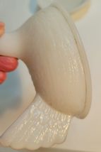 Hen on Nest Vintage White Milk Glass 4.5" long image 7
