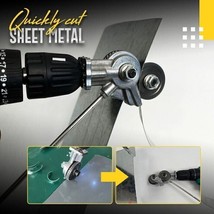 Electric Drill Shears Plate Cutter Attachment Metal Sheet Cutter Nibbler... - £18.87 GBP