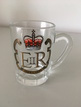 Queen Silver Jubilee Glass Tankard (1977) - £4.14 GBP