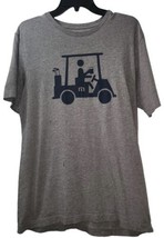 Travis Matthew Men’s Golf Cart Guy Beer Graphic T Shirt Sz M Gray - $14.42